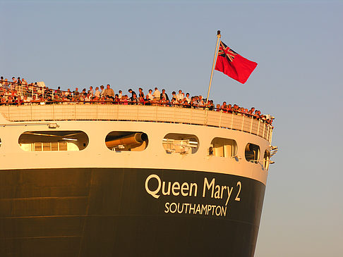 Foto Queen Mary 2 Nahaufnahme