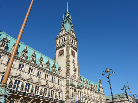 Fotos Rathaus von der Seite | Hamburg