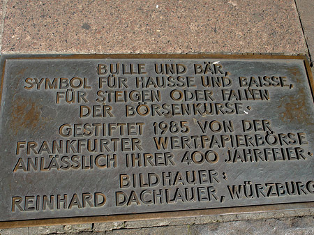 Fotos Information über Bulle und Bär