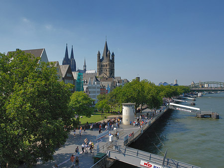 Foto Frankenwerft am Rhein - Köln