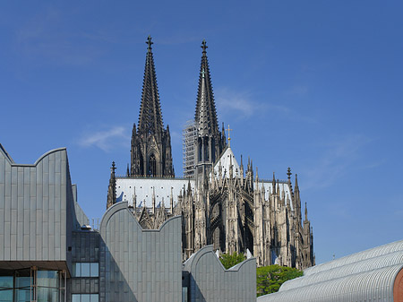 Foto Dächer vor dem Kölner Dom
