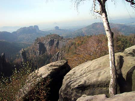 Fotos Blick über die Wälder
