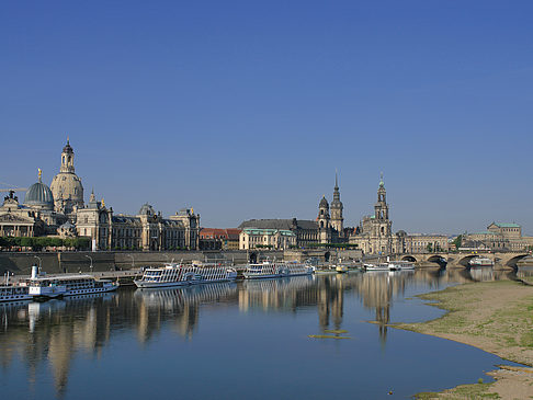 Foto Blick über die Elbe