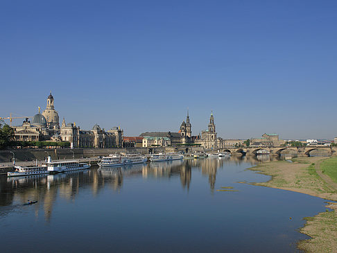Foto Blick über die Elbe