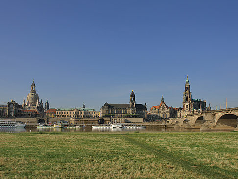 Blick auf die Brühlsche Terrasse