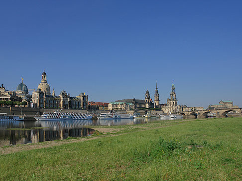 Foto Blick auf die Brühlsche Terrasse - Dresden