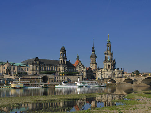 Blick auf die Brühlsche Terrasse