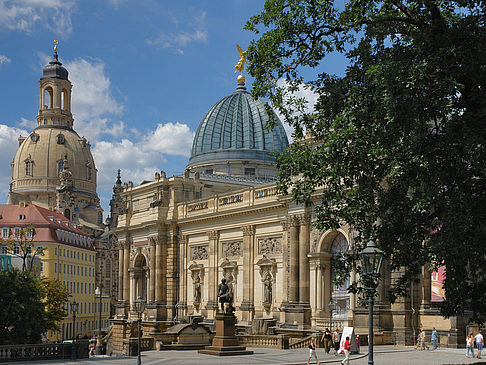 Foto Frauenkirche und Kunstakademie - Dresden