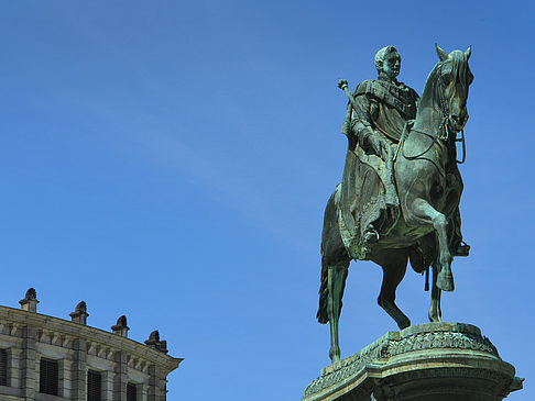 König-Johann-Statue Foto 