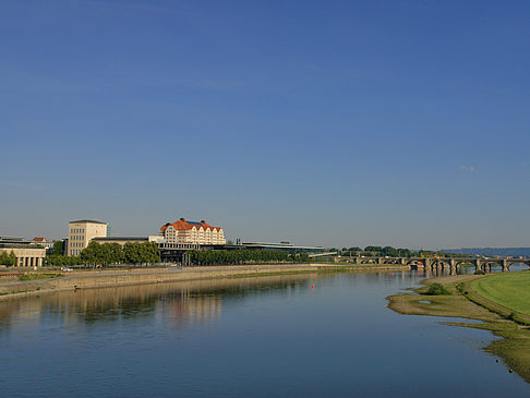 Foto Blick auf die Marienbrücke - Dresden