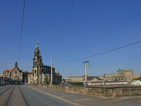 Foto Blick auf den Schlossplatz - Dresden