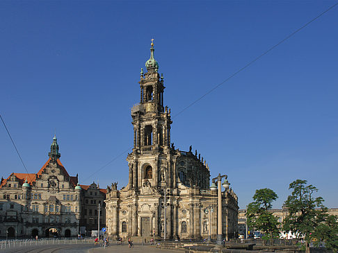 Foto Hofkirche und Schloss - Dresden