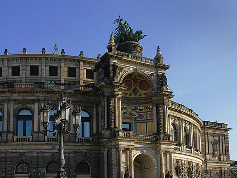 Fotos Eingang der Semperoper