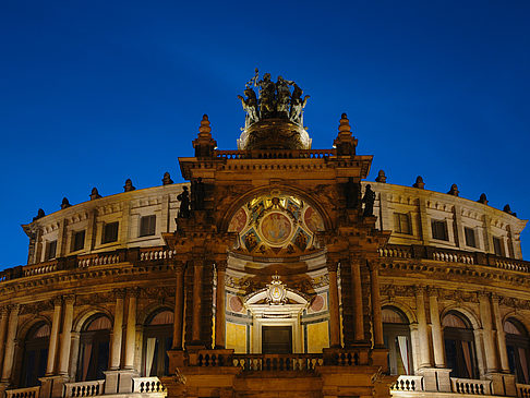 Fotos Semperoper bei Nacht