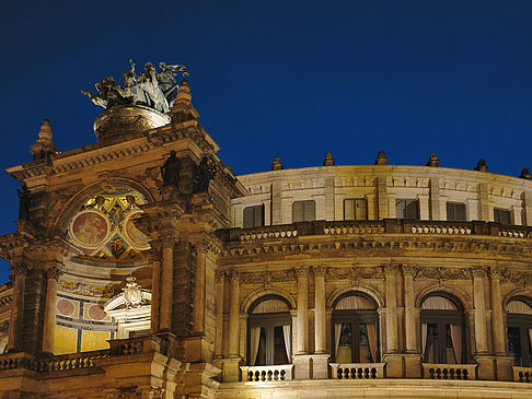 Foto Semperoper bei Nacht - Dresden