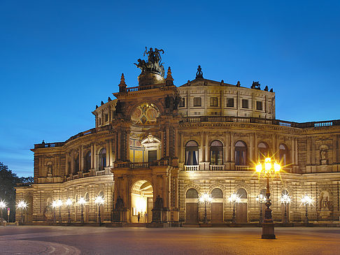 Fotos Semperoper bei Nacht | Dresden