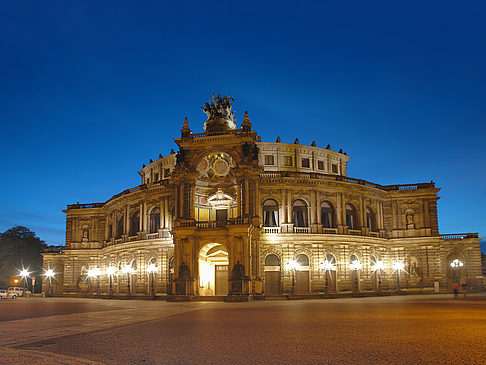 Foto Semperoper bei Nacht - Dresden