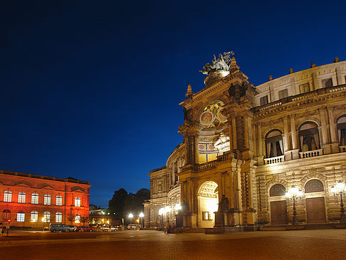 Fotos Theaterplatz nachts | Dresden
