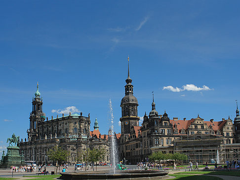 Foto Schloss und Hofkirche - Dresden