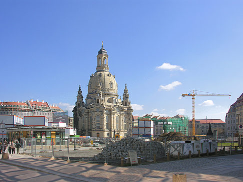 Foto Baustelle Frauenkirche