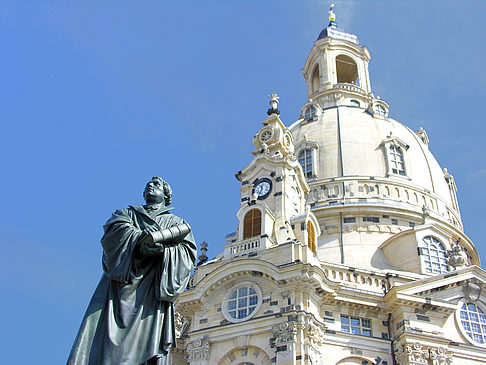 Foto Martin Luther Denkmal an der Frauenkirche - Dresden