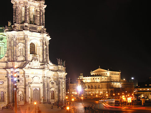 Fotos Hofkirche bei Nacht | Dresden