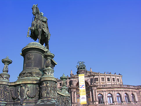 Foto König Johann Denkmal - Dresden