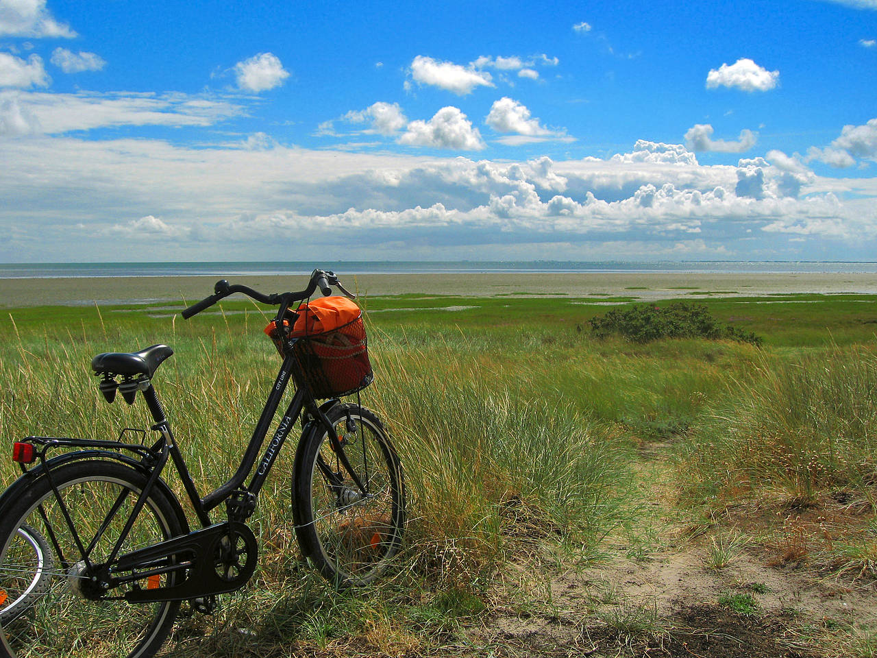  Ansicht von Citysam  Radtour in atemberaubender Landschaft auf Sylt